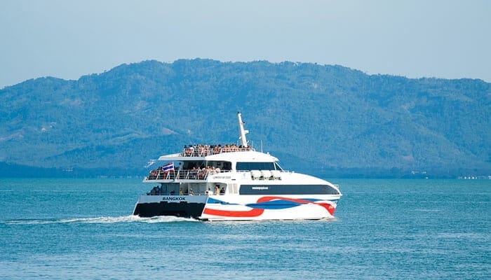 Sail across the Gulf of Thailand to Koh Samui – enjoy sea breezes, island views, and a peaceful journey before arriving in paradise